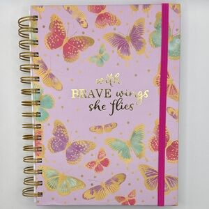 Journal With Brave Wings She Flies Lined Notebook